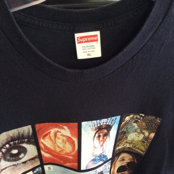 Supreme 7 Deadly Sins T-Shirt Navy X-Large - Picture 2 of 3